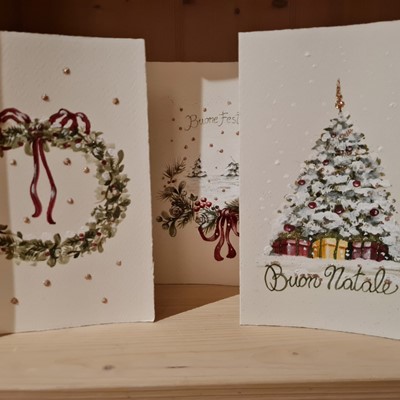 Biglietti dipinti a mano